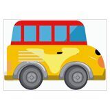 Ширма для сюжетно-ролевых игр АВТОБУС (вид сбоку)